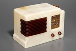 Alabaster with Tortoise Sentinel 195ULTA &rsquo;Push-Button&rsquo; Catalin Radio